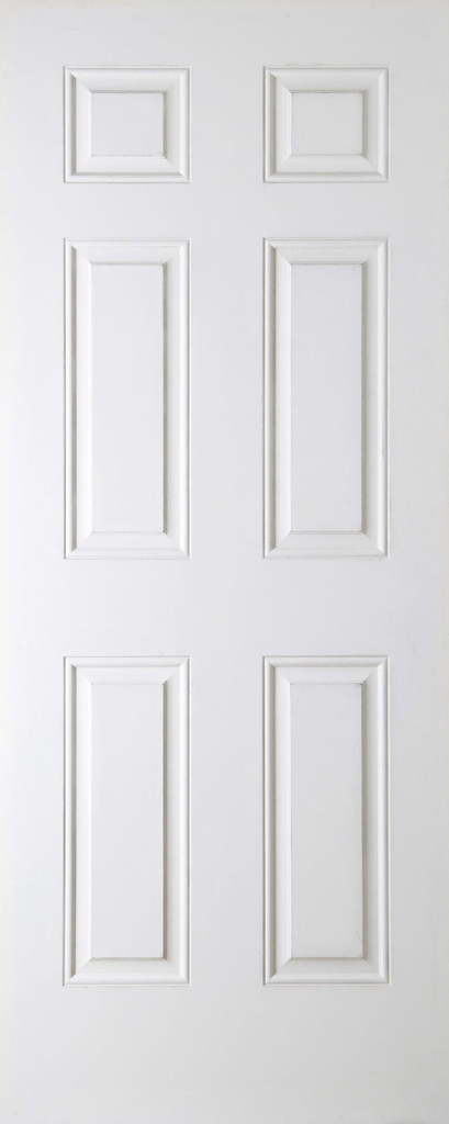 6'8" X 2'8" York 6 Panel Smooth Finish Door