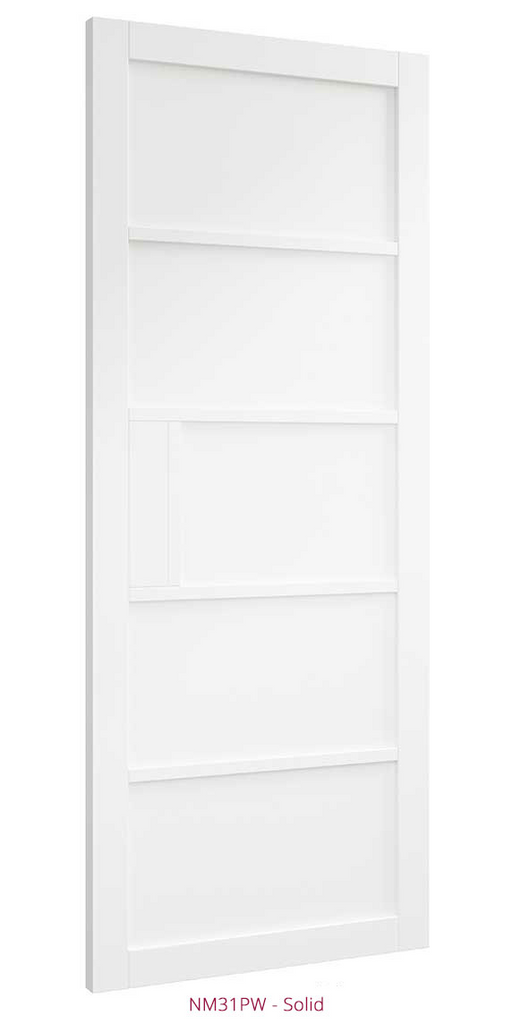 6' 6" X 2' 4" Nm31 Solid Premier White Deanta Door