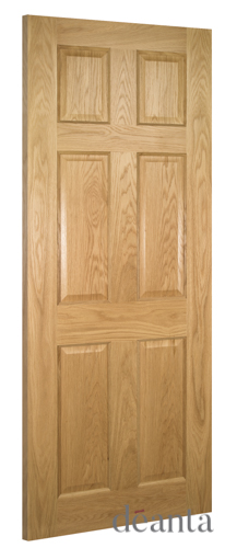 6' 6" X 2' 4" Nm8 Oak Deanta Door