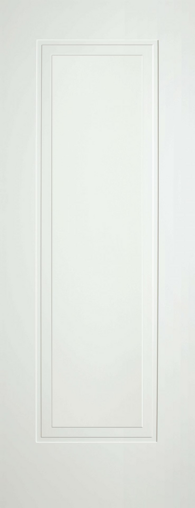 6'6" X 2'4" Versailles 1 Panel White Premium Primed Door