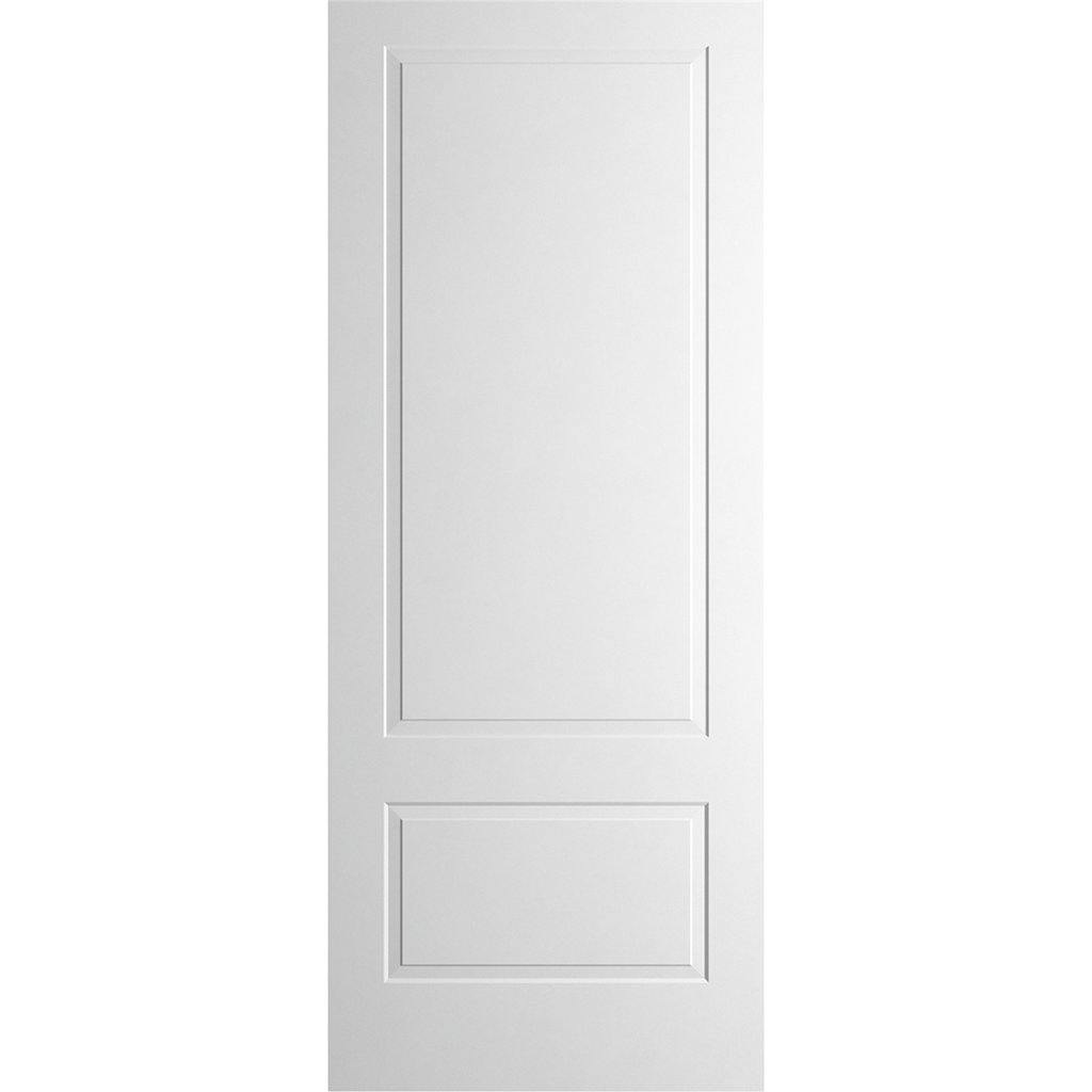 6'6" X 2'0" Dover 2 Panel White Primed Door