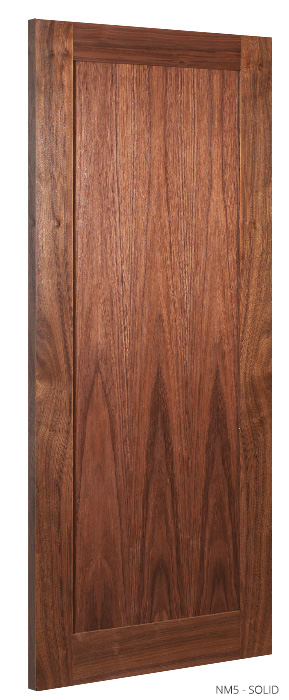 6' 8" X  2' 8" Nm5 Walnut Deanta Door