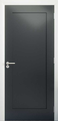 6' 6" X 2' 6" Nm5 Solid Black Deanta Door