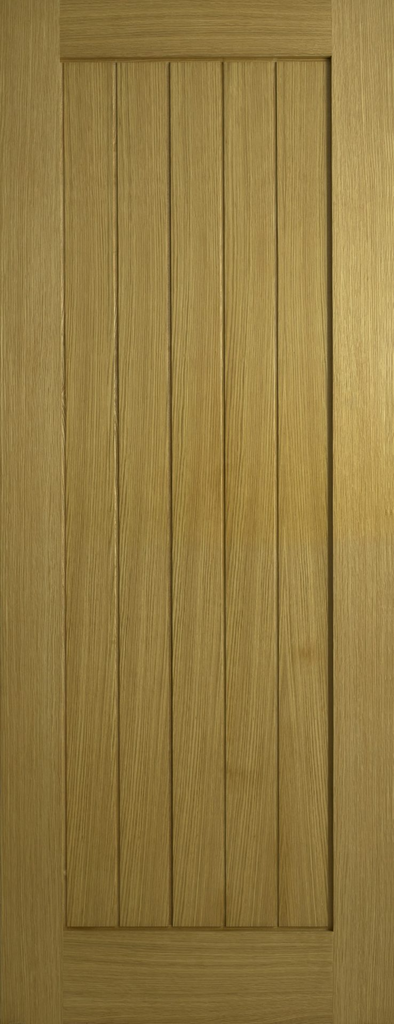 6'6" X 2'0" Oak Shaker 4 G Vertical Shaker Door