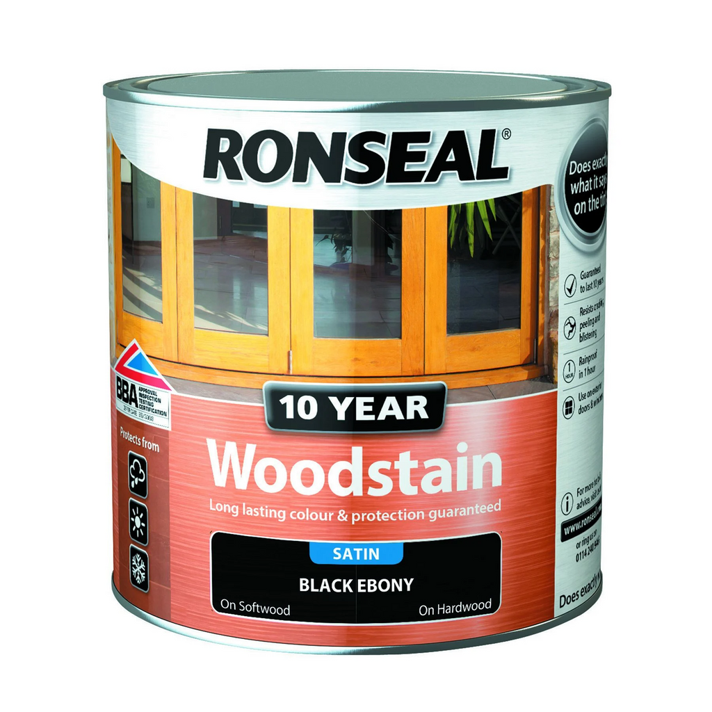 10 Year Woodstain Ebony 750ml