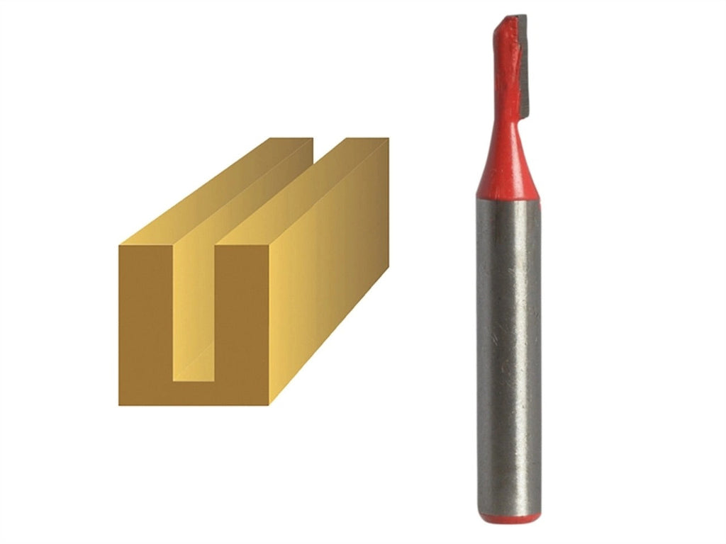 Faithfull Router Bit Tc One Flute 3.2mm X 1/4in - Fairb11