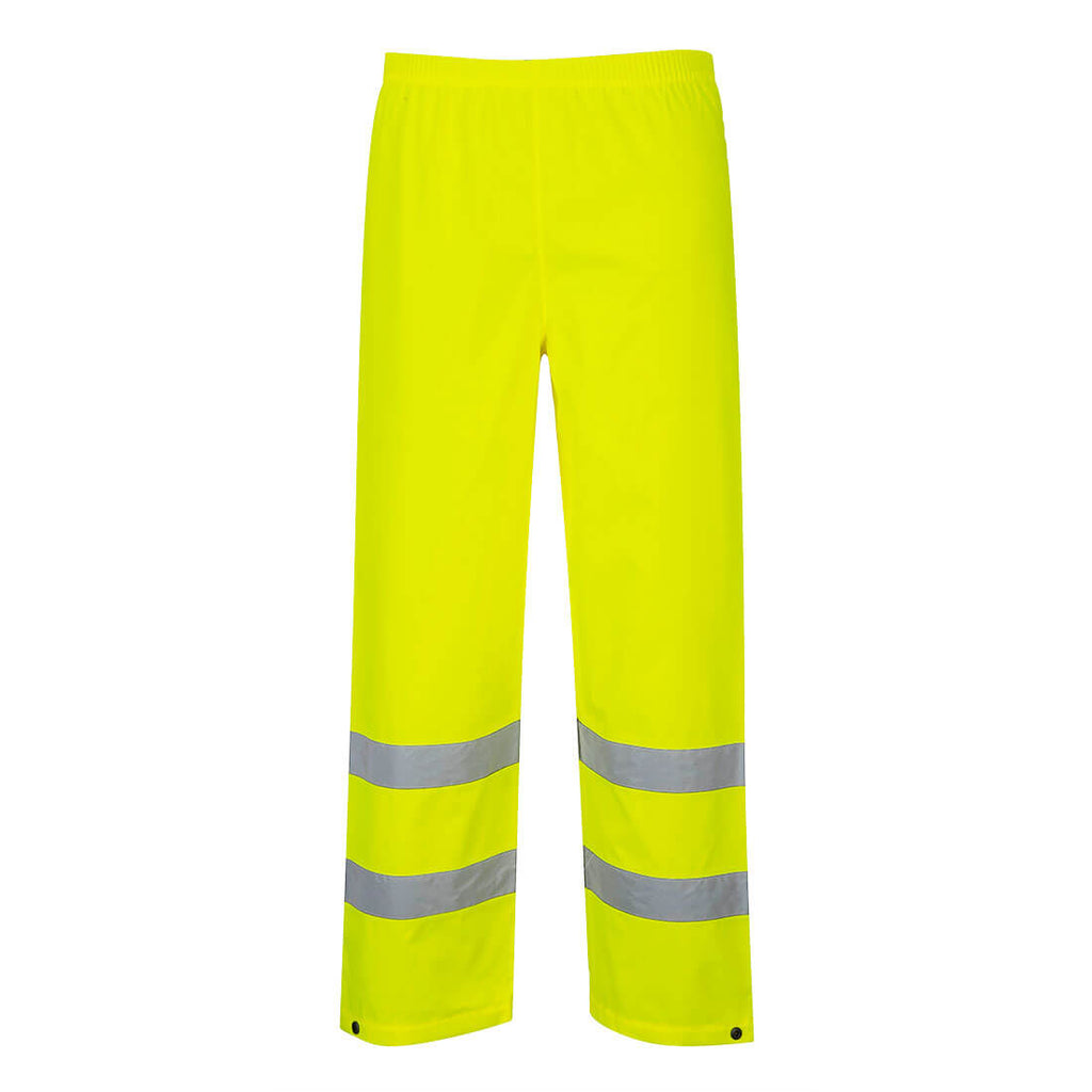 Portwest High Visibility Trousers X-large S480 - Yellow Traffic Trousers