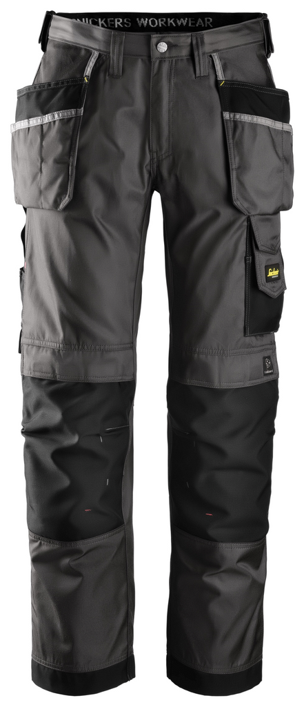 Snickers 3212 Duratwill Trousers Black/grey - Size 048