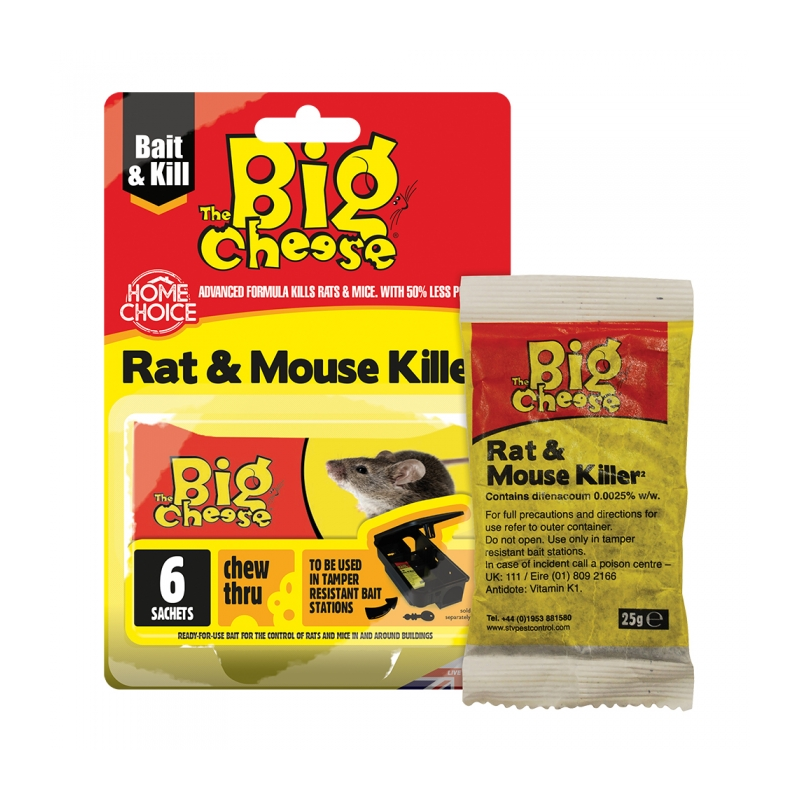 Big Cheese Rat & Mouse Killer Grain Bait