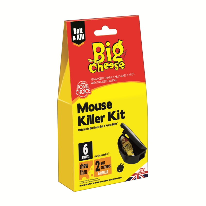 Big Cheese Mouse Killer Kit Grain Bait