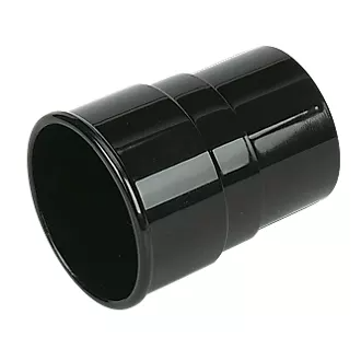 Black Round Downpipe Connector