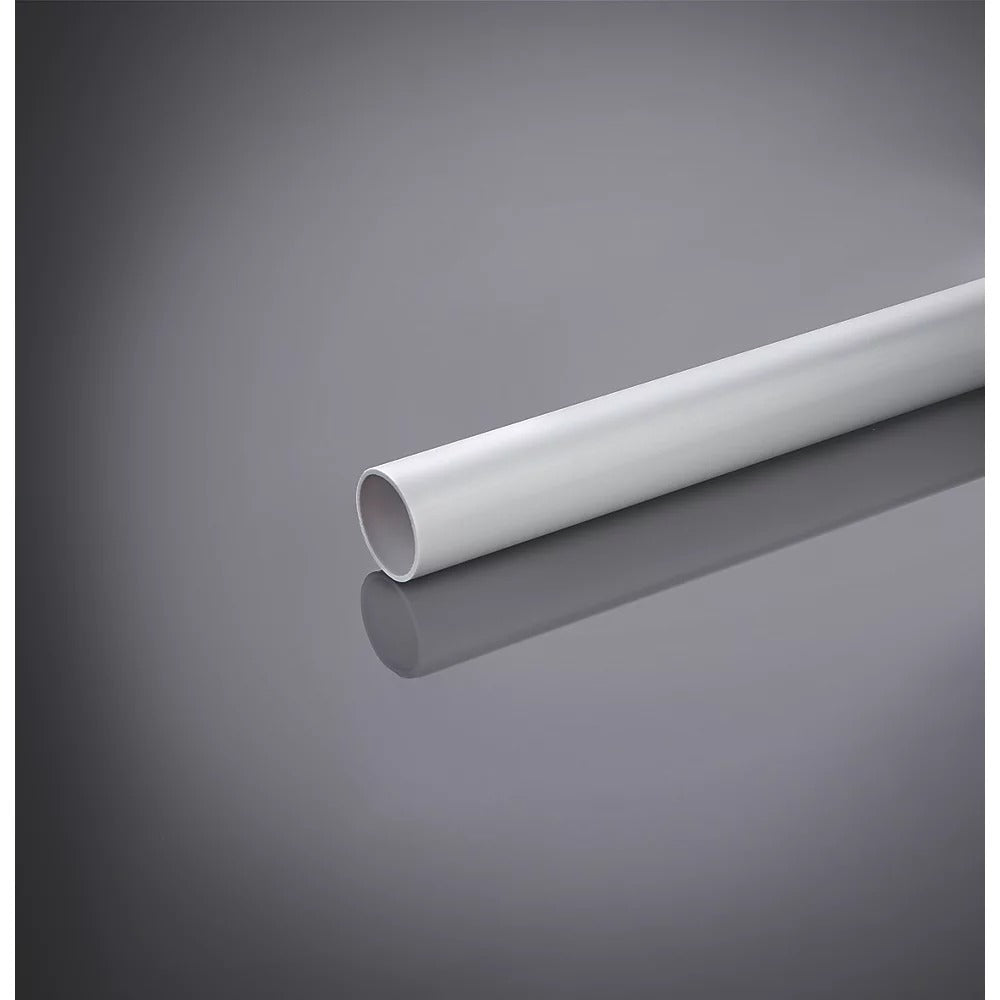 4mtr Length 1 1/4" White Waste Pipe